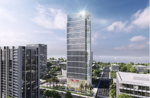 SGP LAMINATED GLASS IS USED FOR CURTAIN WALLS